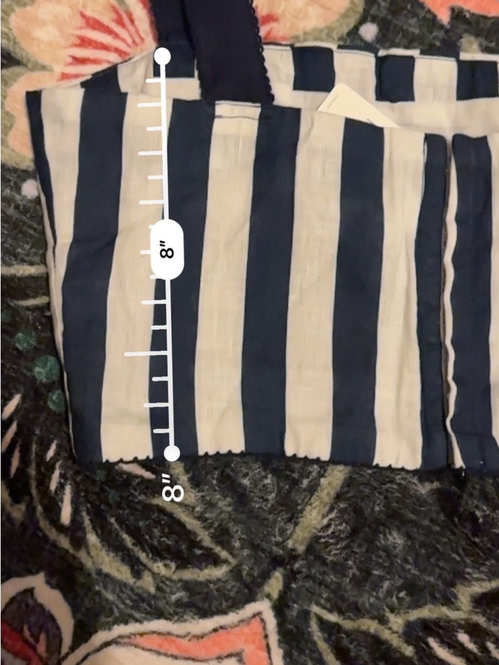 Agua Bendita Striped Crop Top NWT The RealReal Authenticated XL 💙 - Picture 9 of 12